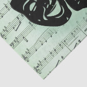 グリーンミュージックとシアターギリシャのマスク 薄葉紙 (詳細)