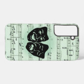 グリーンミュージックとシアターギリシャのマスク SAMSUNG GALAXYケース (裏面横)