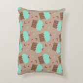 グリーンミントカップケーキ アクセントクッション (裏面(縦))