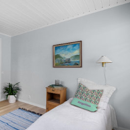 グリーンミントベージュ抽象芸術幾何学模様 クッション