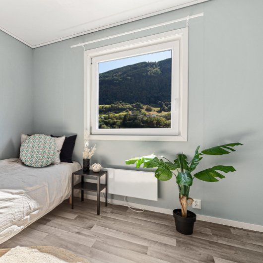 グリーンミントベージュ抽象芸術幾何学模様 ラウンドクッション