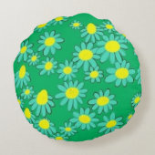 グリーンミント ラウンドクッション (裏面)