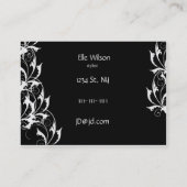 グリーンメイクアップアーティストの名刺 名刺 (裏面)