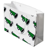 グリーンメガホン ラージペーパーバッグ (裏面アングル)