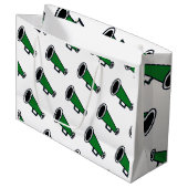 グリーンメガホン ラージペーパーバッグ (正面アングル)