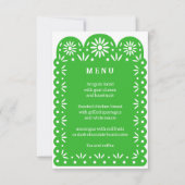 グリーンメキシカンパペルピカド(GREEN MEXICAN PAPEL PICADO) 案内状 (正面)