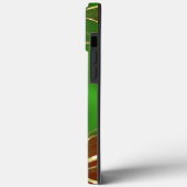 グリーンメタリックレッドアルコールインクホリデー Case-Mate iPhoneケース (裏面 / 左)