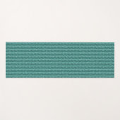 グリーンメタル上の雨滴 ヨガマット (正面(横))