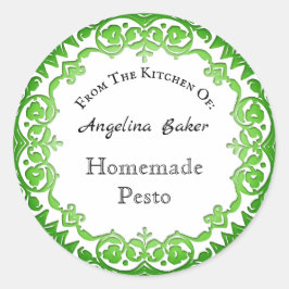 グリーンメダリオンのキッチンから ラウンドシール