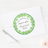 グリーンメダリオンのキッチンから ラウンドシール (封筒)