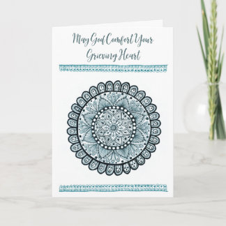グリーンメダリオンのクリスチャン同情カード カード