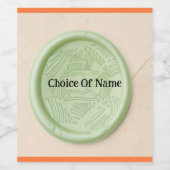 グリーンメダリオンカスタマイズ ワインラベル (シングルラベル)