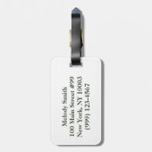 グリーンメッシーブンマママママワイズボス ラゲッジタグ (裏面縦)