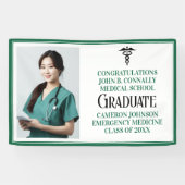 グリーンメディカルスクールフォト卒業パーティー 横断幕 (横)