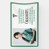 グリーンメディカルスクールフォト卒業パーティー 横断幕 (縦)