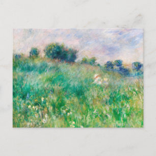 グリーンメドウbyルノアール印象派絵画の シーズンポストカード
