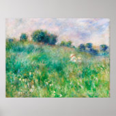 グリーンメドウbyルノアール印象派絵画の ポスター (正面)