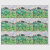 グリーンメドウbyルノアール印象派絵画の ラッピングペーパー (フラット)
