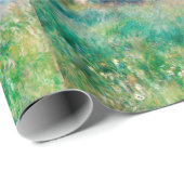 グリーンメドウbyルノアール印象派絵画の ラッピングペーパー (ロールコーナー)