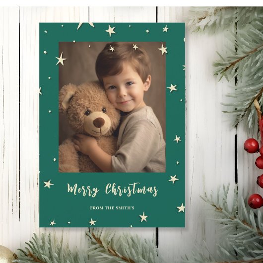 グリーンメリークリスマスの写真 シーズンカード