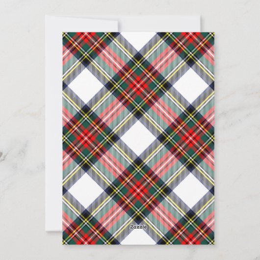 グリーンメリークリスマス書道台本3写真 シーズンカード (裏面)