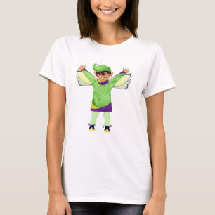 グリーンメリー小妖精や小人Tシャツ Tシャツ