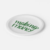 グリーンメリー紙プレート ペーパープレート (アングル)