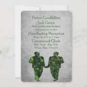 グリーンメン&アイビーゲイハンドファスト披露宴招待状 招待状 (正面)