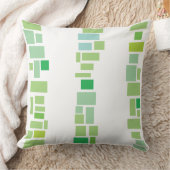 グリーンモシアックタイルデザインレトロ装飾用クッション クッション (ブランケット)