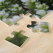 グリーンモス美霜の降りたしい秋の植物マクロ ジグソーパズル (側面)