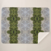 グリーンモス&アース自然アート シェルパブランケット (正面(横))