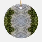 グリーンモス&アース自然アート セラミックオーナメント (裏面)