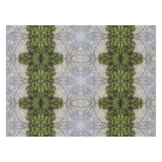 グリーンモス&アース自然アート テーブルクロス (正面(横))