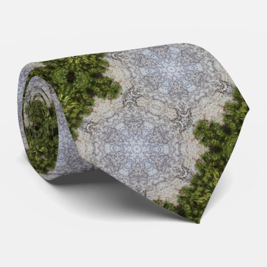 グリーンモス&アース自然アート ネクタイ (ロール)