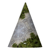 グリーンモス&アース自然アート パーティーハット (左)