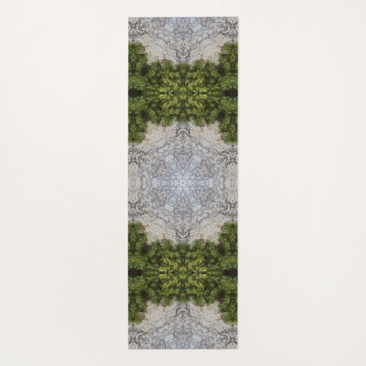 グリーンモス&アース自然アート ヨガマット (裏面)