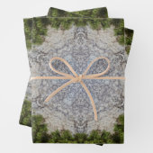 グリーンモス&アース自然アート ラッピングペーパーシート (インサイチュ)