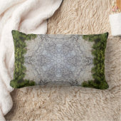 グリーンモス&アース自然アート ランバークッション (ブランケット)