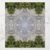 グリーンモス&アース自然アート ワインラベル (シングルラベル)