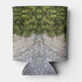 グリーンモス&アース自然アート 缶クーラー (正面)