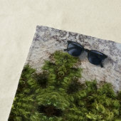 グリーンモス&自然アースアート ビーチタオル (インサイチュ)