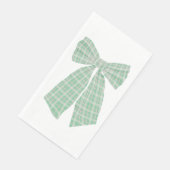 グリーンモダンかわいらしジンガムロマンチックなコケットボウ (コーナー)