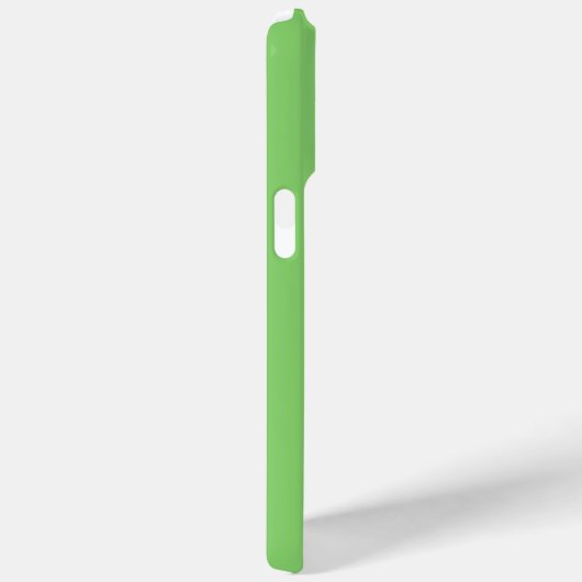 グリーンモダンはっきりしたイニシャルモノグラム Case-Mate iPhoneケース (裏面 / 右)