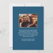 グリーンモダンエレガント&ネイビーリハーサル招待状 招待状 (裏面)