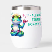 グリーンモダンカエルを息を吸い込む | (背面)