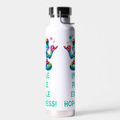 グリーンモダンカエルを息を吸い込む | ウォーターボトル (左面)