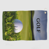 グリーンモダンカスタム最高のゴルフタオル ゴルフタオル (横)