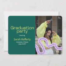 グリーンモダンカラフルタイポグラフィ