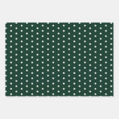 グリーンモダンクリスマスギフト包装紙 ラッピングペーパーシート (正面2)