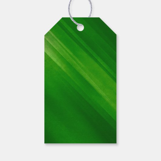 グリーンモダングランジバー(ユダヤ教の)バル・ミツバー ギフトタグ (裏面)